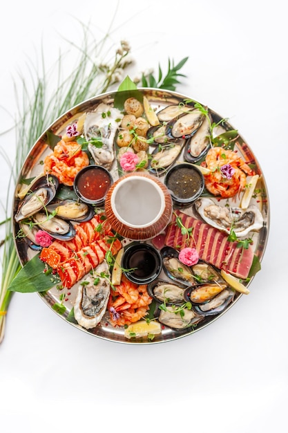 selection of plated dishes on wooden table